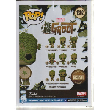 FUNKO POP! MARVEL 1392 GROOT AS CAPTAIN AMERICA Bobblehead -  WE ARE GROOT