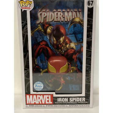 FUNKO POP! MARVEL COMIC COVERS N° 67 IRON SPIDER special edition