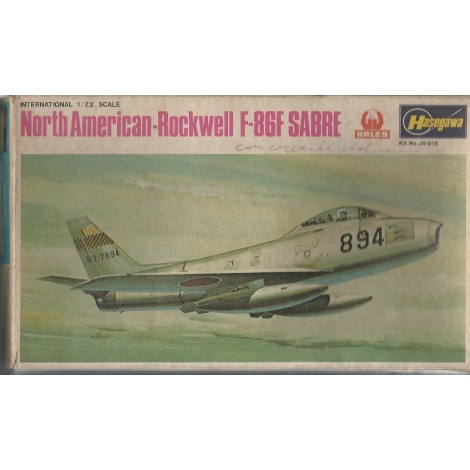 plastic model kit scale 1 : 72 HASEGAWA HALES JS 015 NORTH AMERICAN ROCKWELL F-86F SABRE new in open box