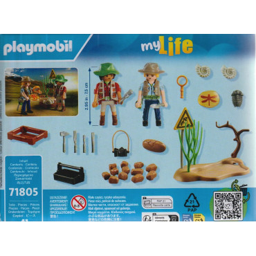 PLAYMOBIL MY LIFE 71805 PALEONTOLOGI AL LAVORO - PROMO PACK