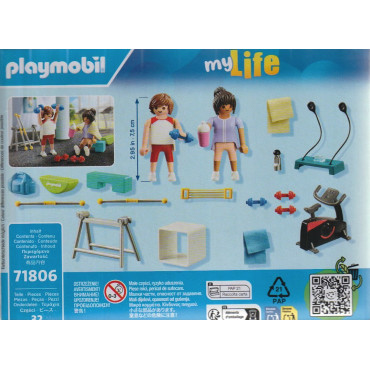 PLAYMOBIL MY LIFE 71806 FITNESS TRAINING PROMO PACK