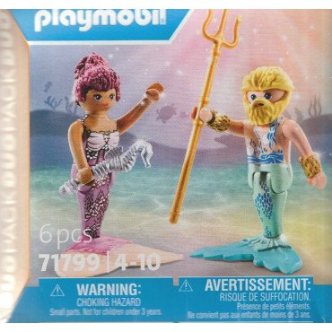 PLAYMOBIL DUO PACK 71799 SIRENA E TRITONE