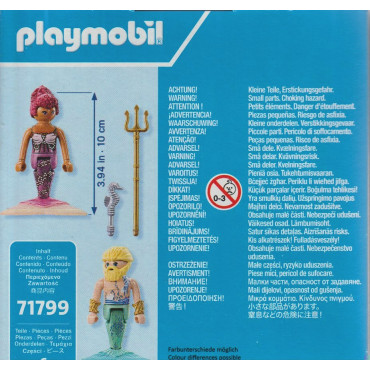 PLAYMOBIL DUO PACK 71799 SIRENA E TRITONE