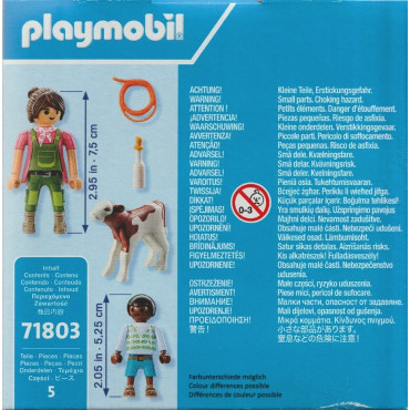 PLAYMOBIL DUO PACK 71803 CONTADINA CON BAMBINO E VITELLINO