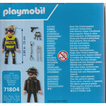 PLAYMOBIL DUO PACK 71804 POLIZIOTTO E SCASSINATORE