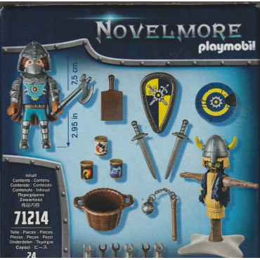 PLAYMOBIL NOVELMORE 71214 BRUCE BENNETT - BATTLE TRAINING