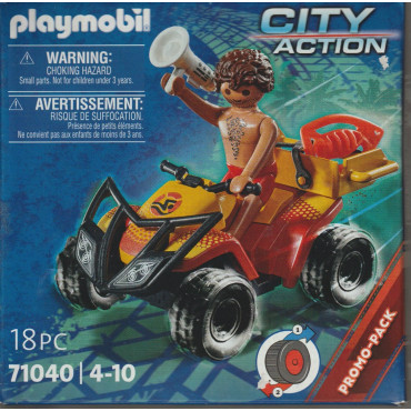 PLAYMOBIL CITY ACTION 71040 PROMO PACK QUAD DI SALVATAGGIO