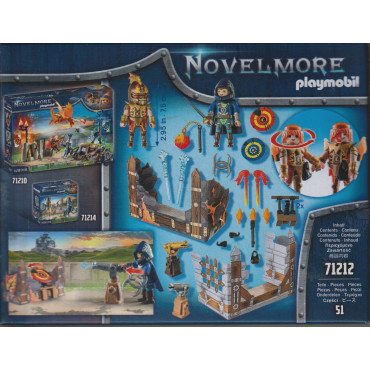 PLAYMOBIL NOVELMORE 71212 NOVELMORE KNIGHTS VS BURNHAM RIDERS - GWYNN VS KAHBOOM