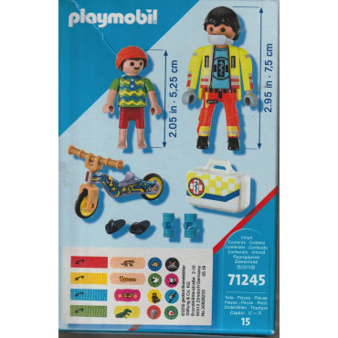 PLAYMOBIL CITY LIFE 71245 PARAMEDIC WITH PATIENT
