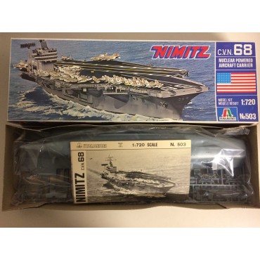 ITALERI N° 503 C.V.N. 68 NIMITZ NUCLEAR POWERED AIRCRAFT CARRIER 