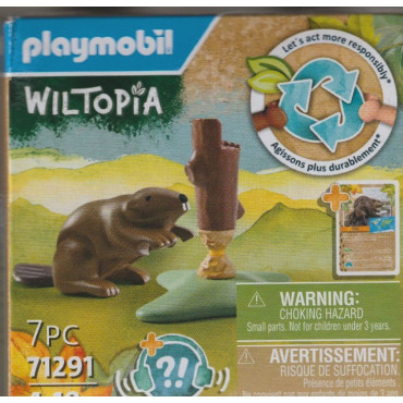 PLAYMOBIL WILTOPIA 71291 CASTORO - BEAVER figure