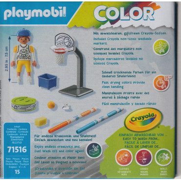 PLAYMOBIL COLOR 71516 BASKETBALL PLAYER