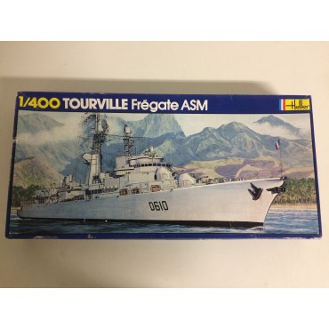 plastic model kit scale 1 : 400 HELLER 1007 TOURVILLE new in open and damaged box