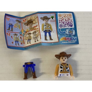 PLAYMOBIL FI?URES VS407 WOODY DISNEY CHARACTERS Kinder eggs limited edition