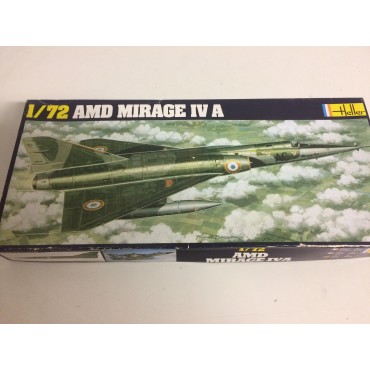 modellino in plastica HELLER 351 AMD MIRAGE IV A scala 1: 72 nuovo in scatola danneggiata ed aperta