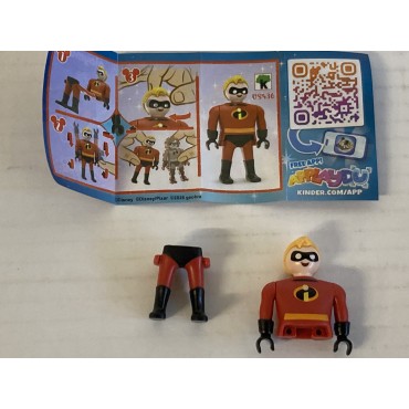 PLAYMOBIL FI?URES VS436 MR. INCREDIBLE DISNEY CHARACTERS uova Kinder limited edition
