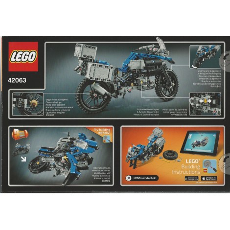 LEGO TECHNIC 42063 BMW R 1200 GS ADVENTURE