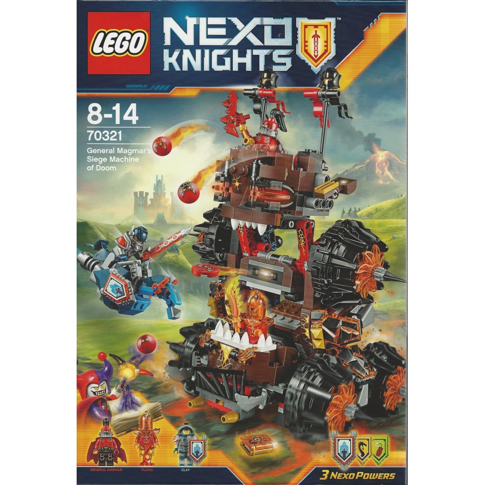 LEGO NEXO KNIGHTS 70321 GENERAL MAGMAR SIEGEMACHINE OF DOOM