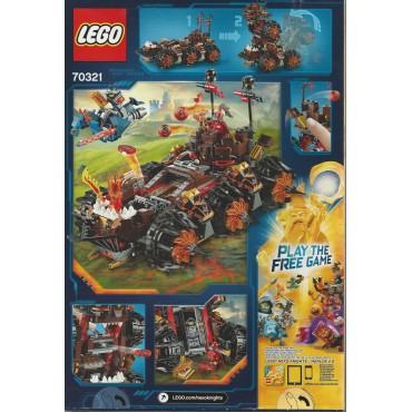 LEGO NEXO KNIGHTS 70321 LA MACCHINA D'ASSEDIO DEL GENERALE MAGMAR