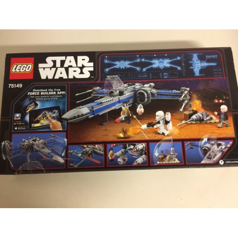 LEGO STAR WARS 75149 RESISTANCE X WING FIGHTER  SCATOLA DANNAEGGIATA