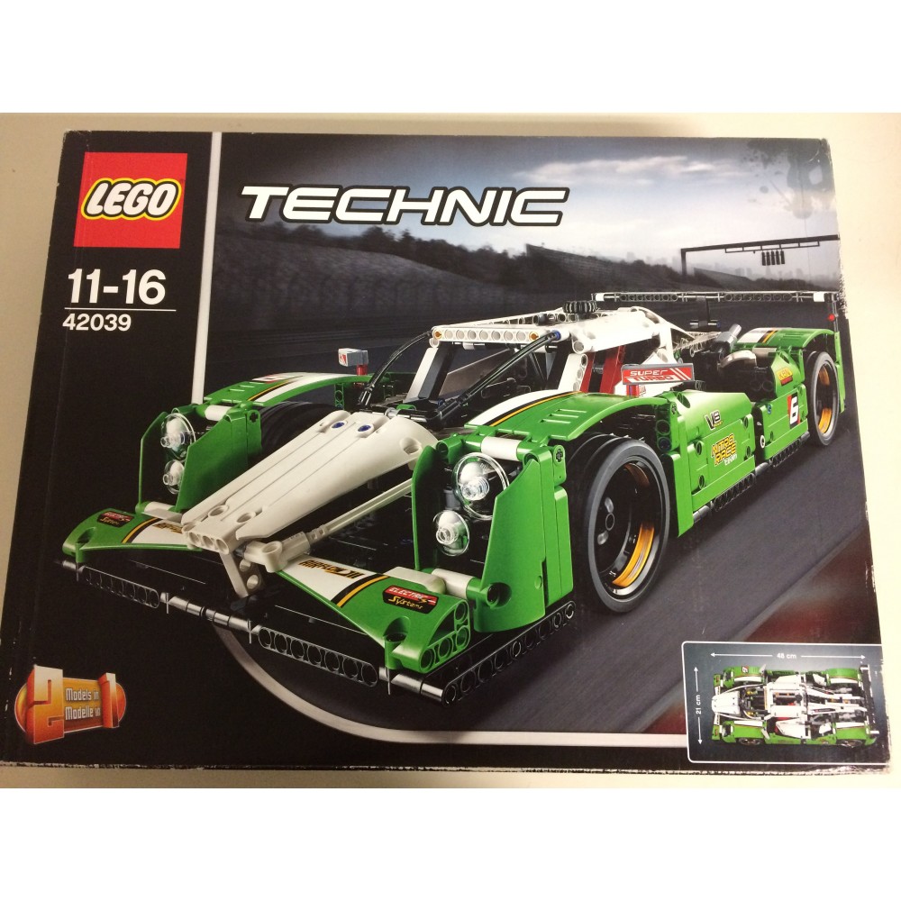 LEGO TECHNIC 42039 24 HOURS RACE CAR DAMAGED BOX