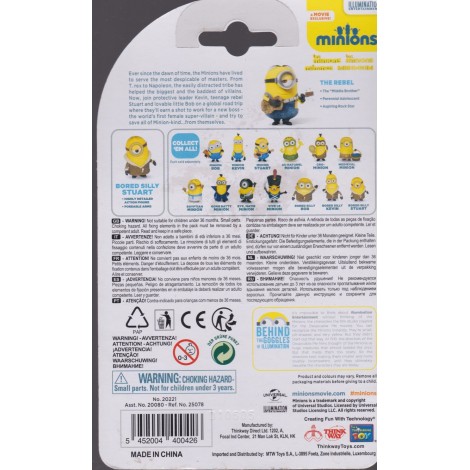 MINIONS 5cm ACTION FIGURE  BORED SILLY STUART