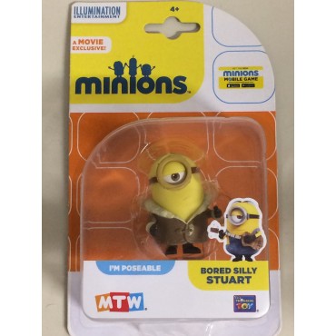 MINIONS 5cm ACTION FIGURE  BORED SILLY STUART