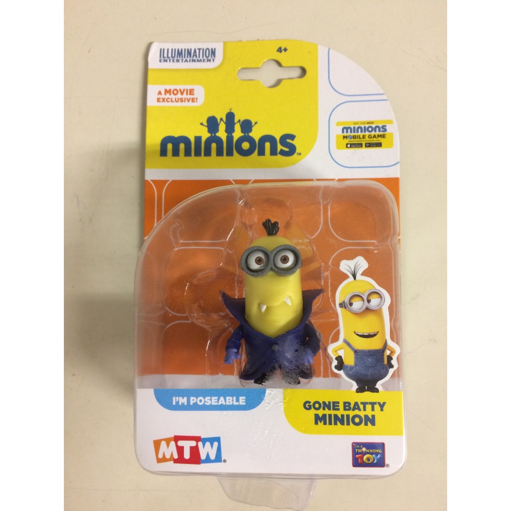 MINIONS 5cm ACTION FIGURE GONE BATTY MINION