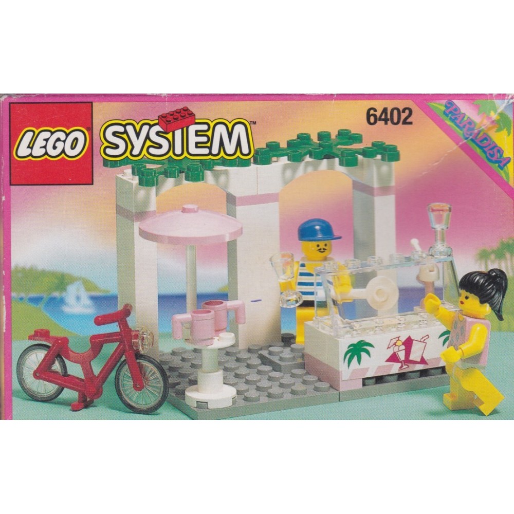 LEGO SYSTEM PARADISA 6402 SIDEWAY CAFE scatola danneggiata