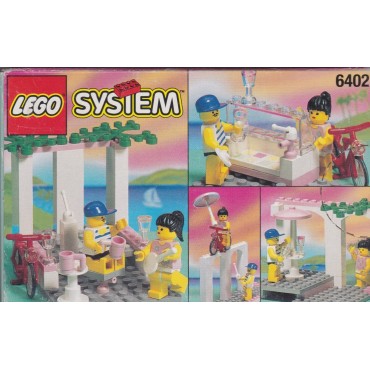 LEGO SYSTEM PARADISA 6402 SIDEWAY CAFE scatola danneggiata