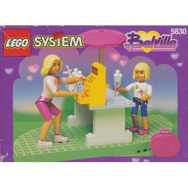 LEGO SYSTEM BELVILLE 5830  LA GELATERIA  scatola danneggiata