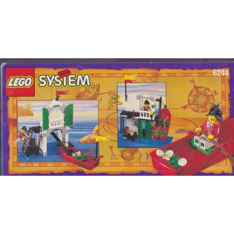 LEGO SYSTEM PIRATES 6244 IMPERIAL ARMADA SENTRY damaged box