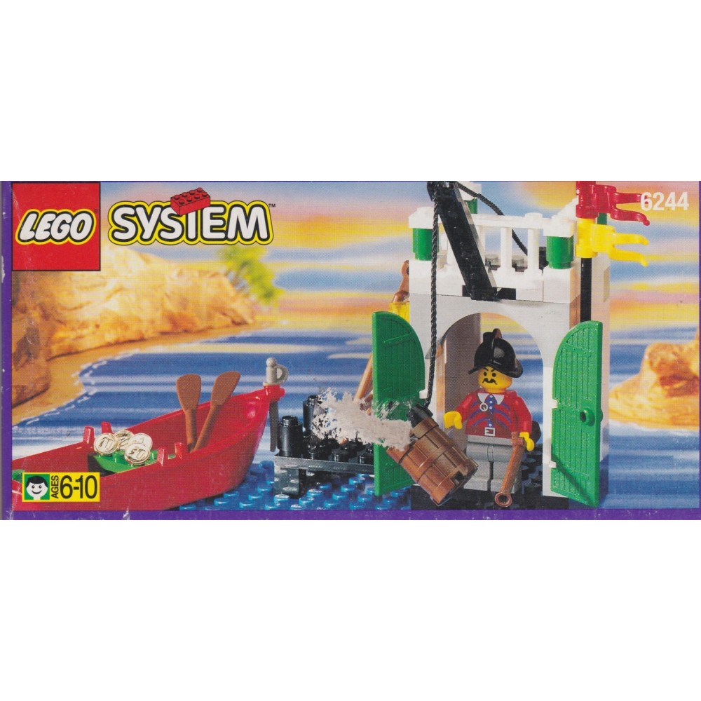 LEGO SYSTEM PIRATES 6244 IMPERIAL ARMADA SENTRY damaged box