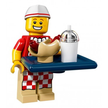 LEGO MINIFIGURES 71018 SERIE 17 06 HOT DOG VENDOR