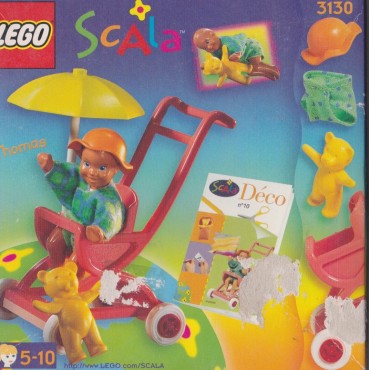 LEGO SCALA  3130 THOMAS IN STROLLER damaged box
