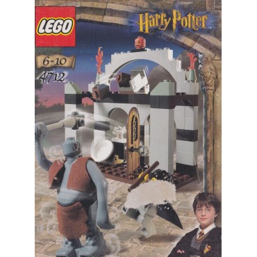 LEGO HARRY POTTER 4712 TROLL ON THE LOOSE scatola danneggiata
