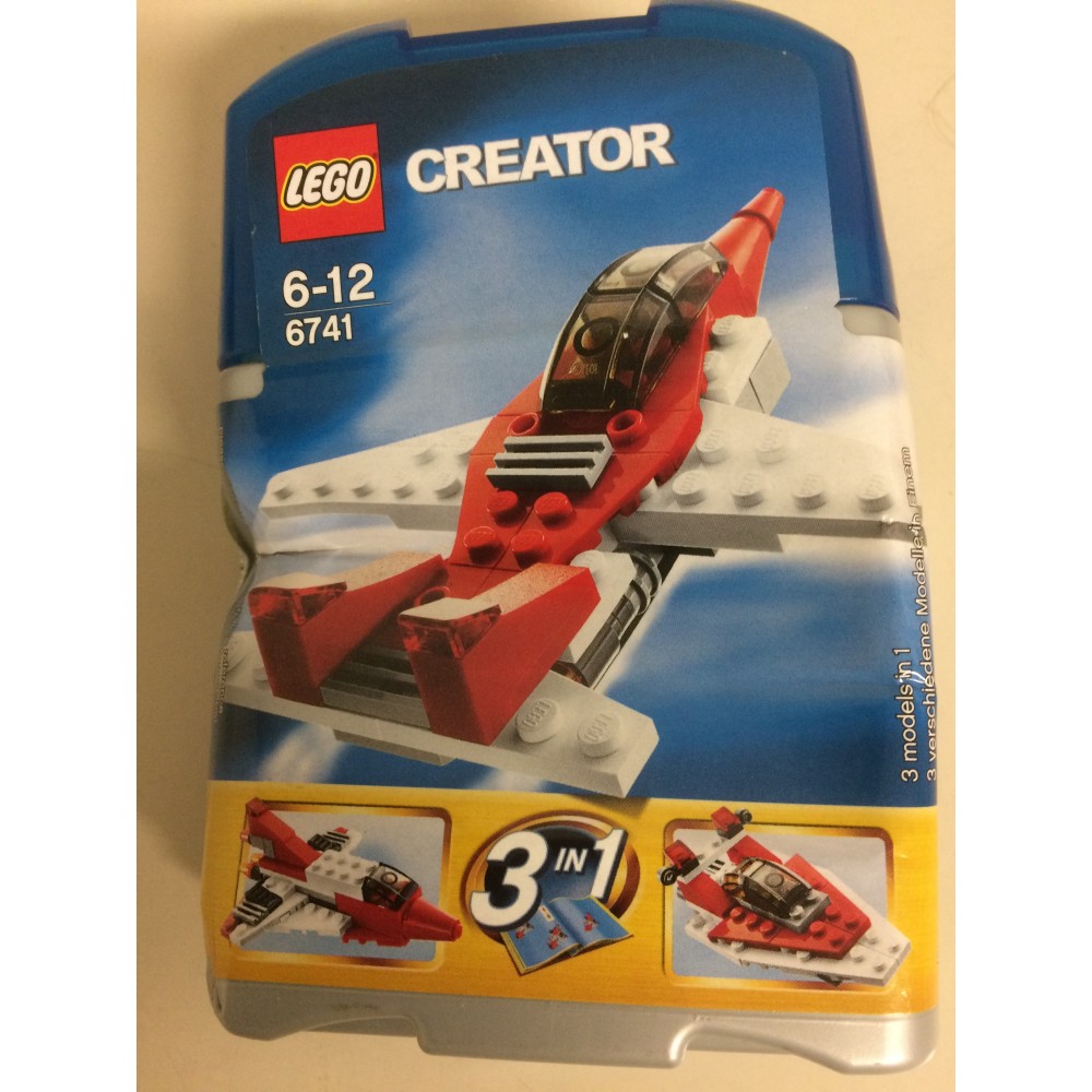 LEGO CREATOR 6741 MINI JET 3 in 1 scatola danneggiata