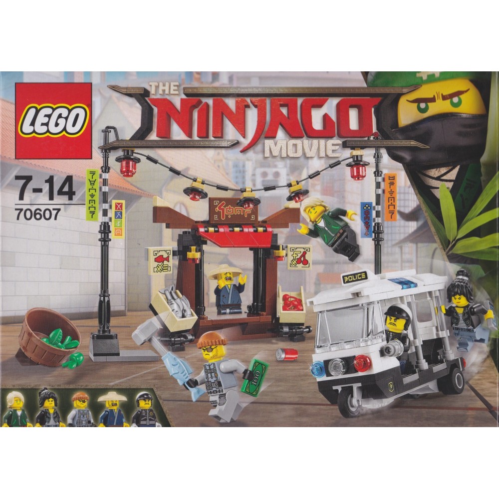 LEGO CITY NINJAGO THE MOVIE 70607 INSEGUIMENTO A NINJAGO CITY