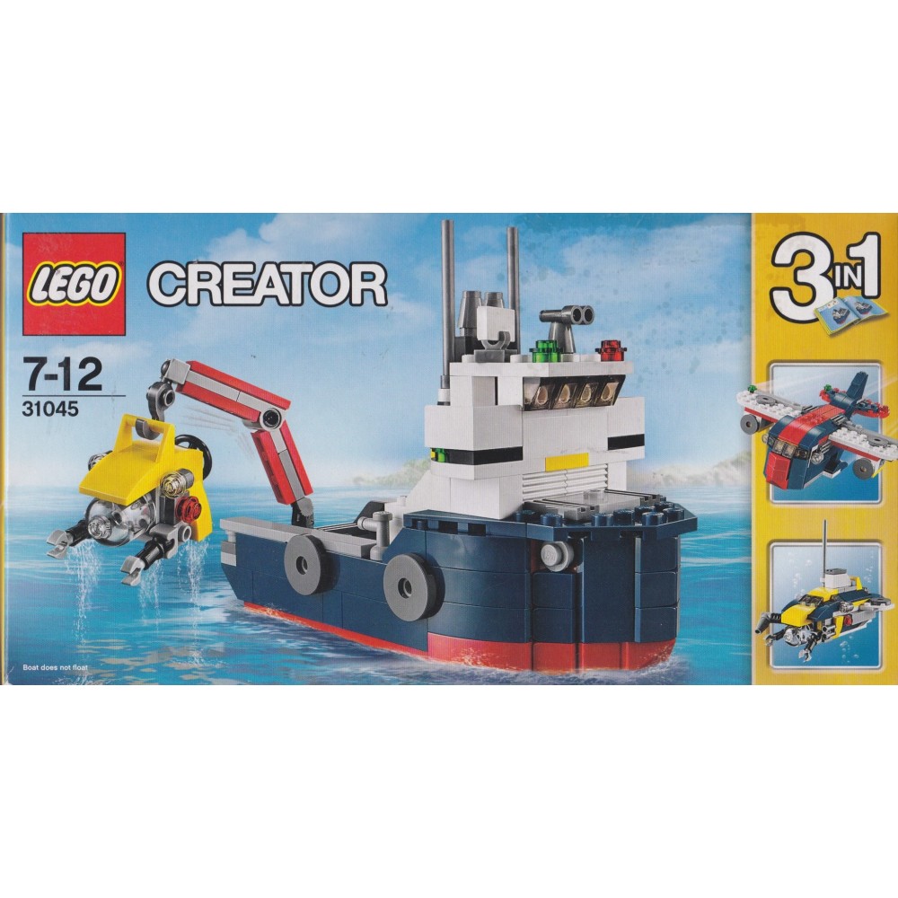 LEGO CREATOR 31045 L'ESPLORATORE DELL' OCEANO3 IN 1