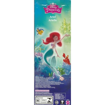 DISNEY  SPARKLING PRINCESS ARIEL CFB 74 Mattel