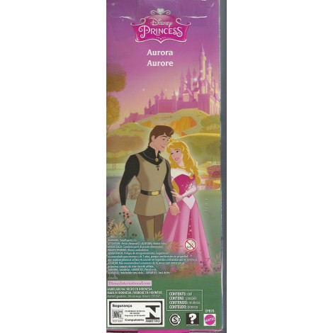 DISNEY  SPARKLING PRINCESS SLEEPING BEAUTY CFB 76 Mattel