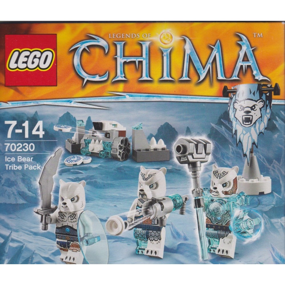 LEGO LEGENDS OF CHIMA 70230 ICE BEAR TRIBE PACK