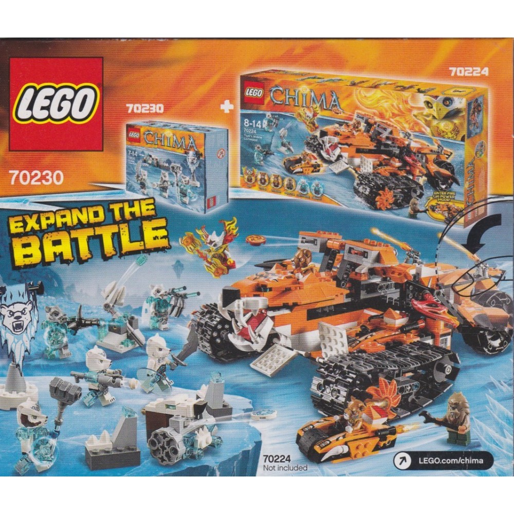 input Trivial lære LEGO LEGENDS OF CHIMA 70230 ICE BEAR TRIBE PACK