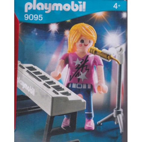 PLAYMOBIL SPECIAL PLUS 9095 CANTANTE ALLE TASTIERE