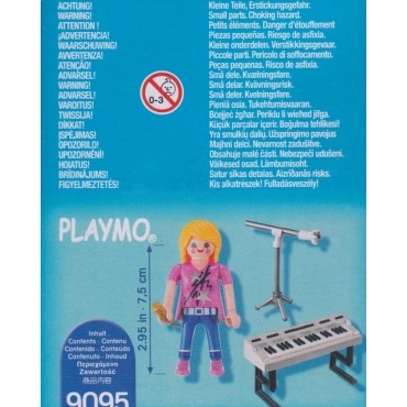 PLAYMOBIL SPECIAL PLUS 9095 CANTANTE ALLE TASTIERE