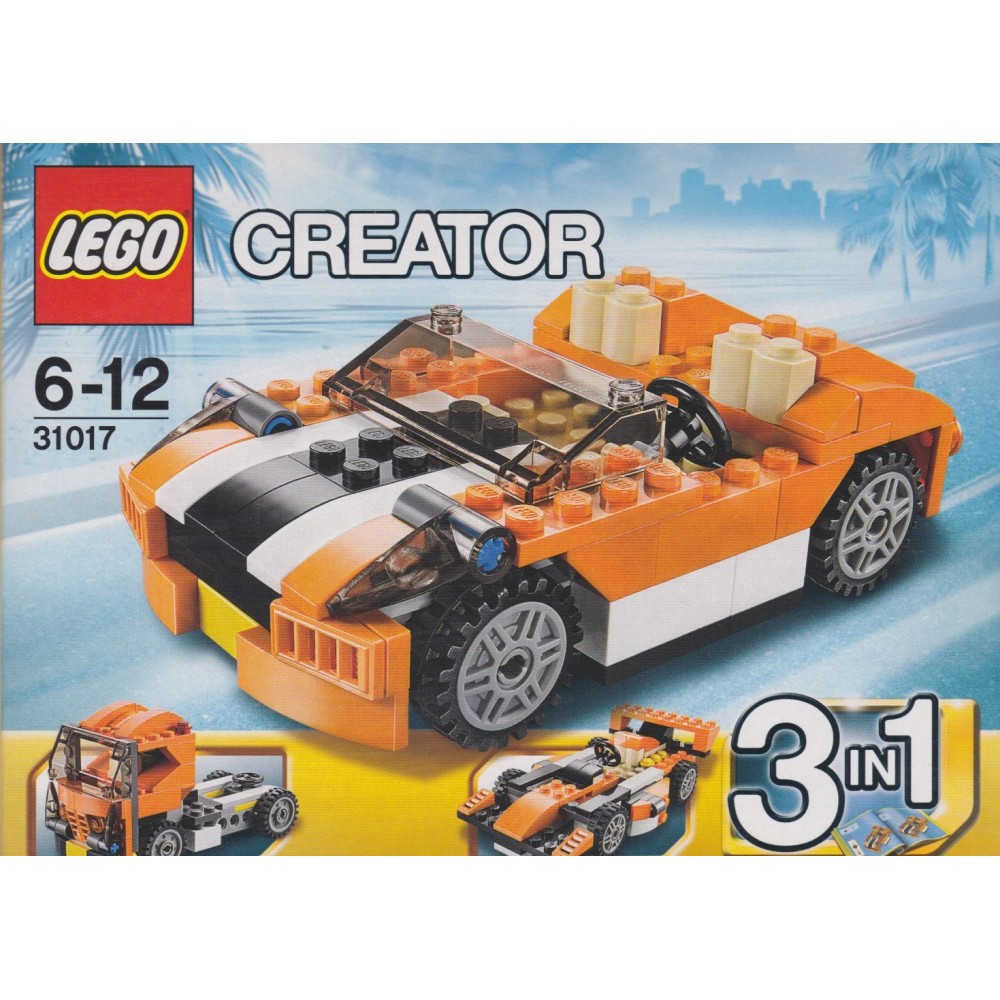 LEGO CREATOR 31017 SUNSET SPEEDER 3 IN 1