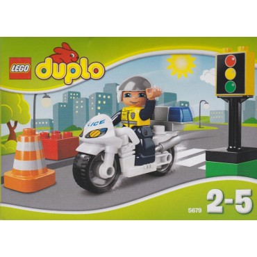 LEGO DUPLO 5679 LA MOTOCICLETTA DELLA POLIZIA
