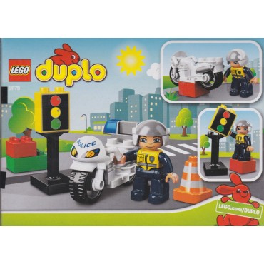 LEGO DUPLO 5679 LA MOTOCICLETTA DELLA POLIZIA