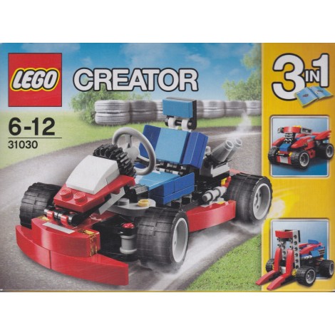 LEGO CREATOR 31030 GO KART ROSSO 3 IN 1