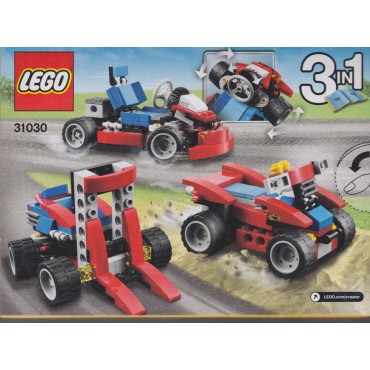 LEGO CREATOR 31030 GO KART ROSSO 3 IN 1